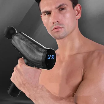 

High Quality Wireless Fascial Gun Massage Gun Body Relaxer Impact Fascial Rod Vibration Muscle Relax Massager