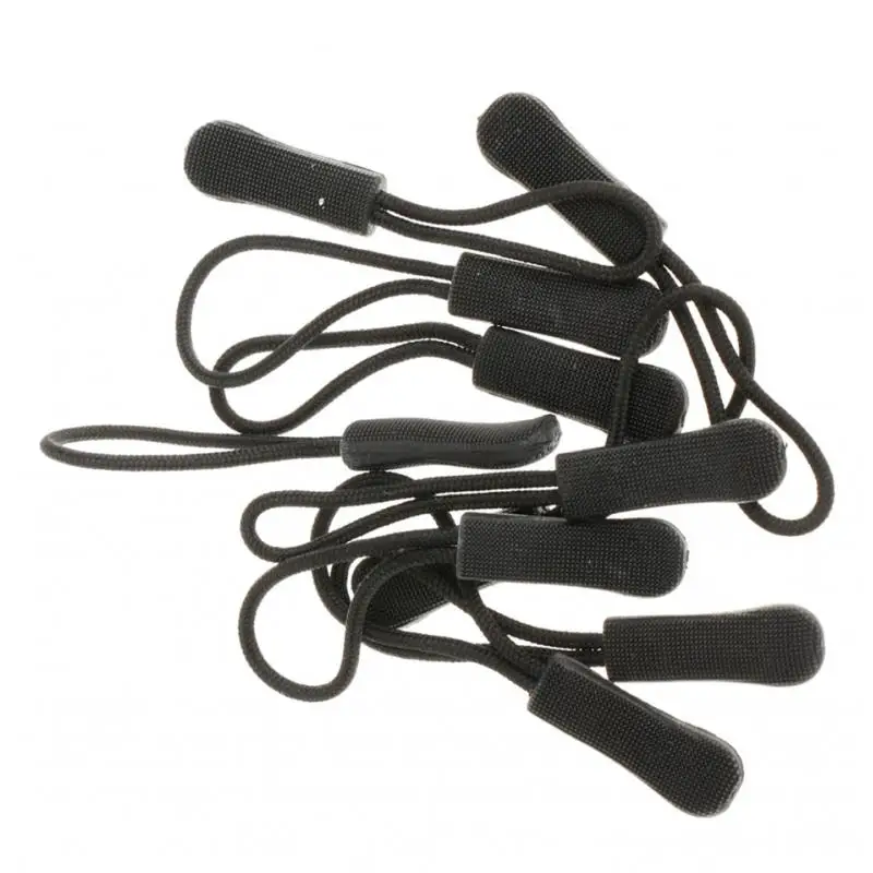10Pcs Zipper Pull Cord Zip Puller Zip Fastener Zip Slider Replacement Jacket Bag 10Pcs Zipper Pull Cord Zip Puller Zip Fastener Zip Slider Replacement Jacket Bag