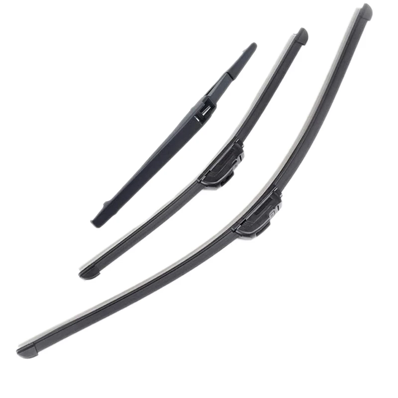 Car Front and Rear Wiper Blade Kit Windshield Strip Window for Hyundai Santa Fe 2007 -2012 |
