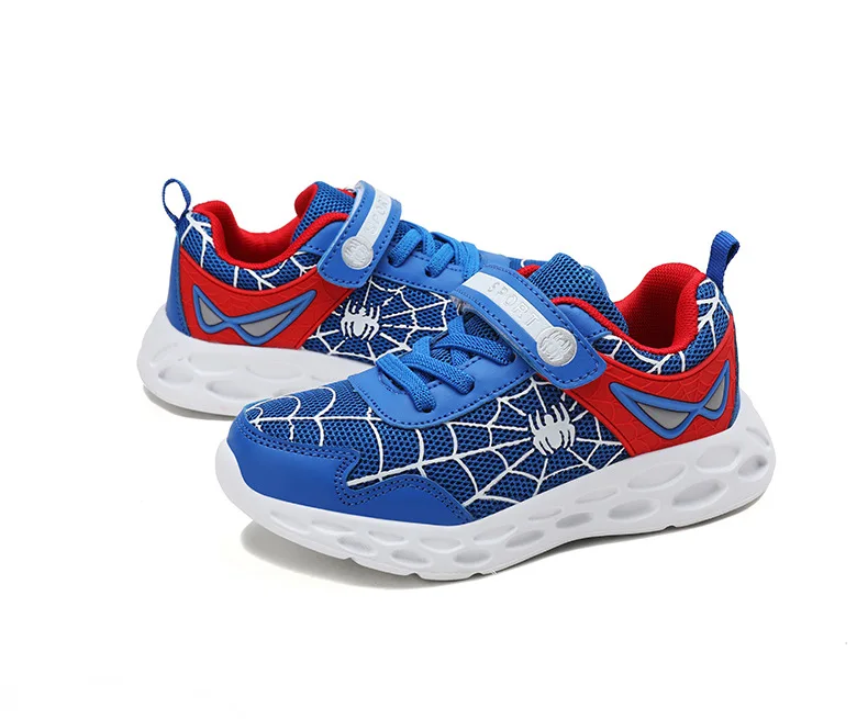 Children Spiderman Shoes Boys Sneakers Spring Autumn Fashion Kids Sneakers School Mesh Running Shoes Breathable Boy Sports Shoes