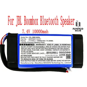 

100% High Quality Large capacity 7.4V 10000mah rechargeable CS-JMB100SL Battery For JBL Boombox GSP0931134 01 Bluetooth Speaker