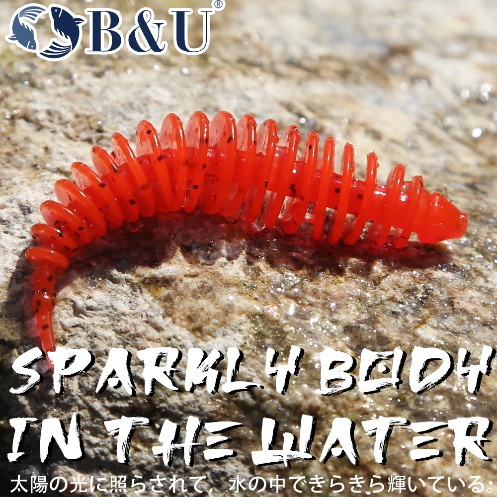 Premium Soft Bait Worm Fishing Lures - TANAN Series - Perch, Carp & Bass Fishing Essentials