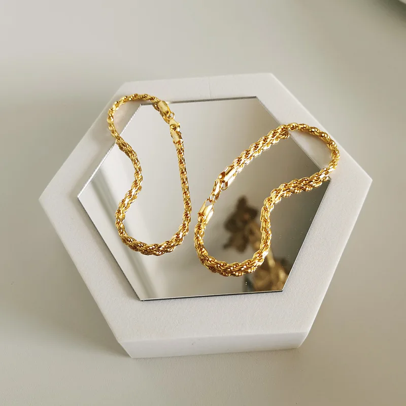 925 Sterling Silver Vintage Twisted Bracelet Men Punk Hip Hop Classic Traditional Party Jewelry Accessories Boyfriend Gift - Image 2