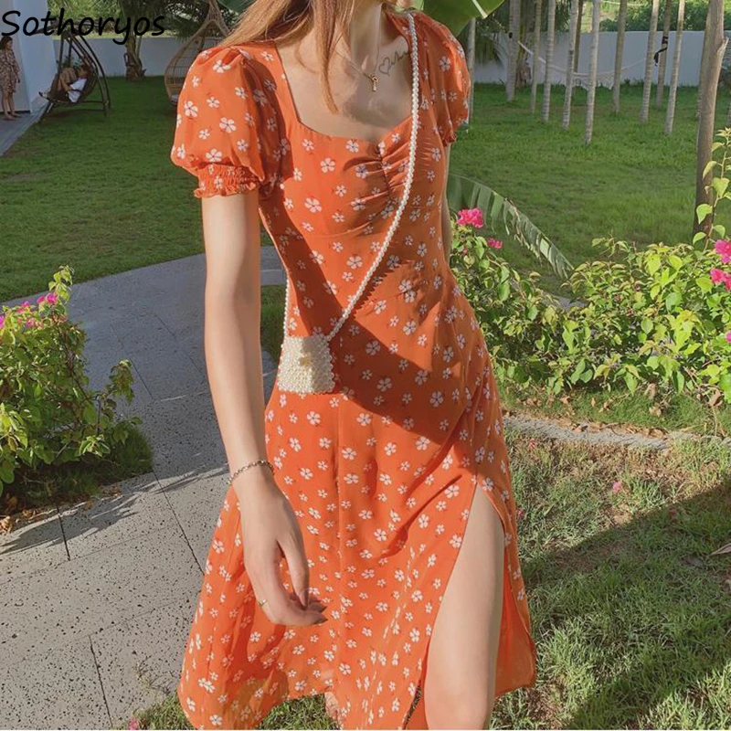 mid calf dresses for summer