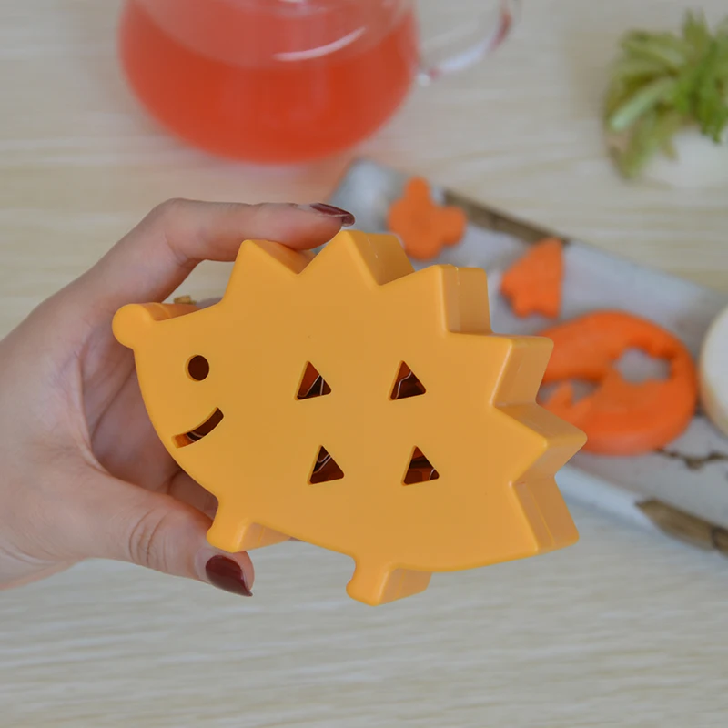 Fruit Cutter Mould Hedgehog Box Design Mini Stainless Steel Mould Biscuit Ham Kids Bento Decoration Tools 10pcs/Set cookie cutter