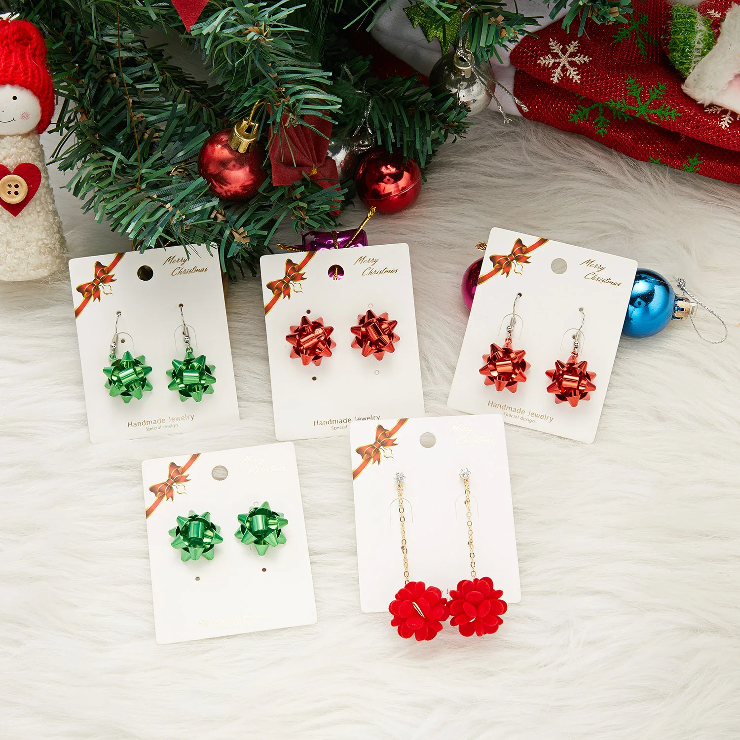 2 Paia Di Orecchini Di Natale Per Donne E Ragazze - A Forma Di Albero Di Natale - Gioielli Festivi In Materiale Antigraffio - Regalo Natalizio