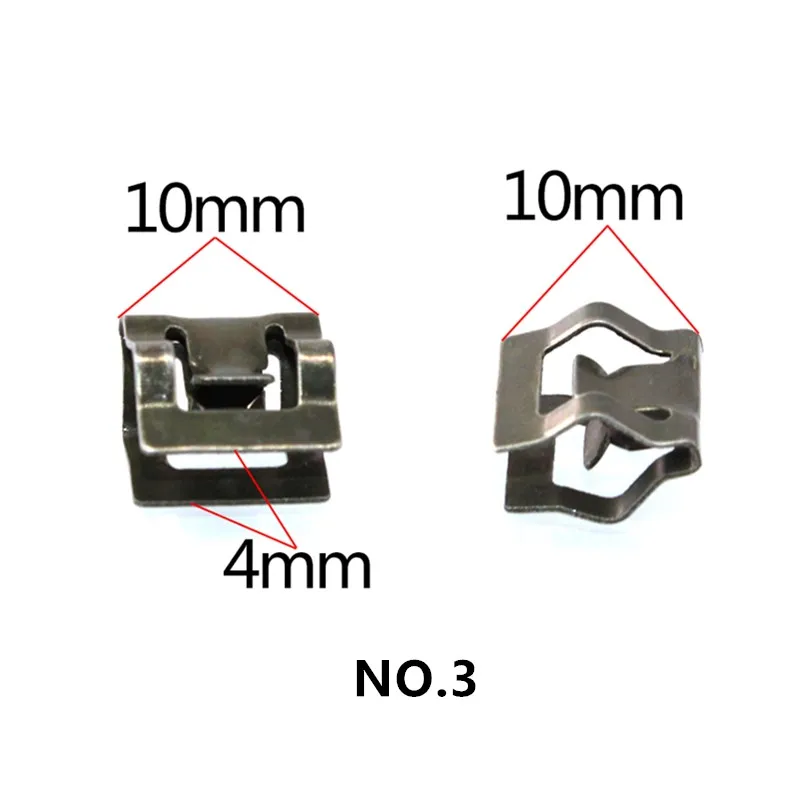 18pcs number 3 18 шт. Автомобильная центральная консоль аудио панель CD пластиковая застежка заклепка зажим для Ford new Mondeo Kuga Ecosport Escort Changan CS35 EADO - Название цвета: 18pcs number 3