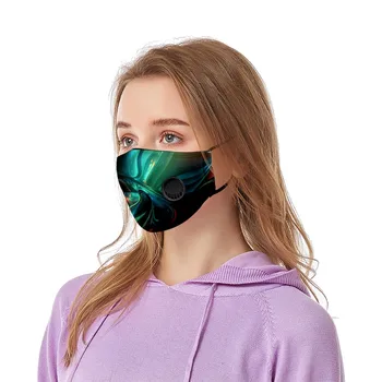 

Abstract Print 3d Mouth Mask Outdoor Windproof Dustproof Adjustable Breathable Safe Protection Mask Reusable Face Mouth Mask