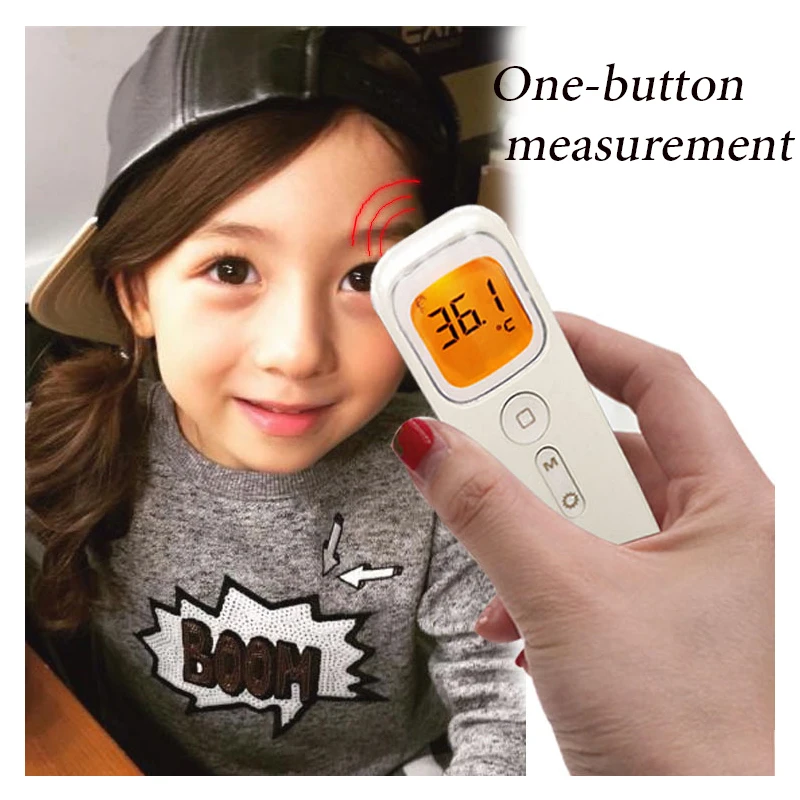 

Handheld Non-contact infrared thermometer gun thermometer forehead gun adult child temperature measurement