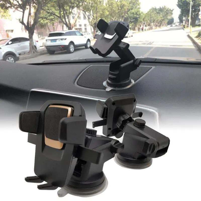 Телескопическая автомобильная подставка-держатель для смартфона gps навигатор с присоской