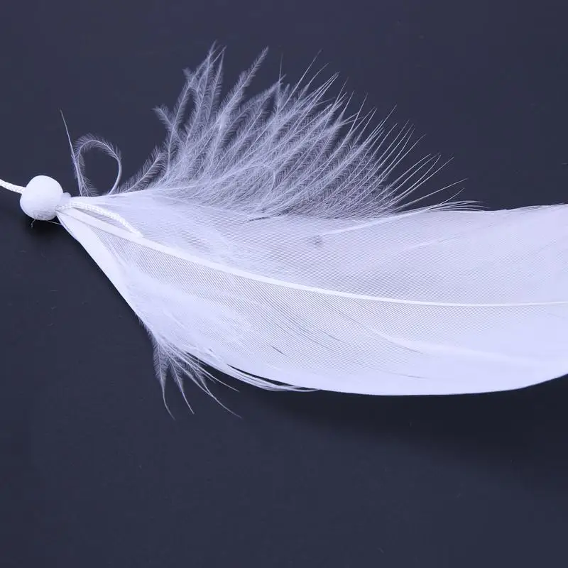 White Fringed Lace Dream Catcher Feather Car Wall Hanging Decoration Craft