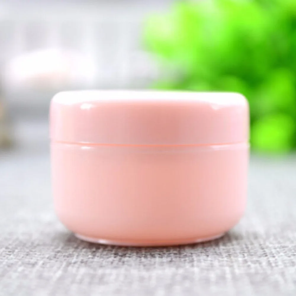 

AACAR 5 Pcs/lot Travel Face Cream Lotion Cosmetic Container Refillable Bottles Plastic Empty Makeup Jar Pot 20/50/100g