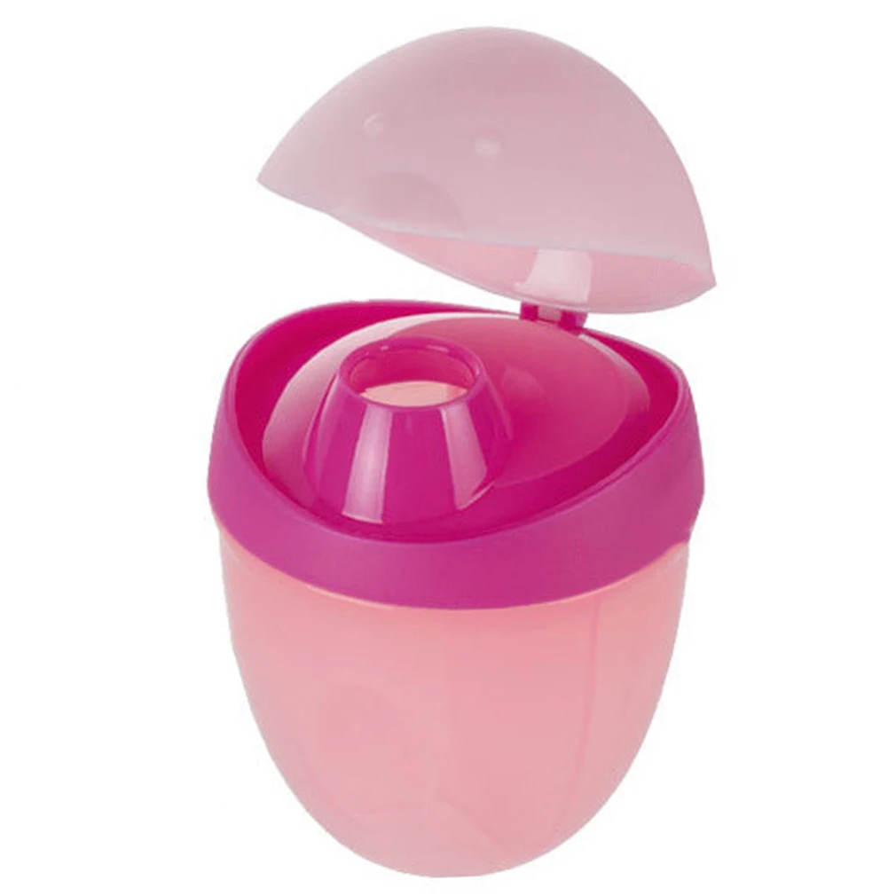 pink Мультфильм Пингвин детское молоко порошок коробка портативный трехслойный формула диспенсер еда контейнер для хранения кормления коробка - Цвет: pink