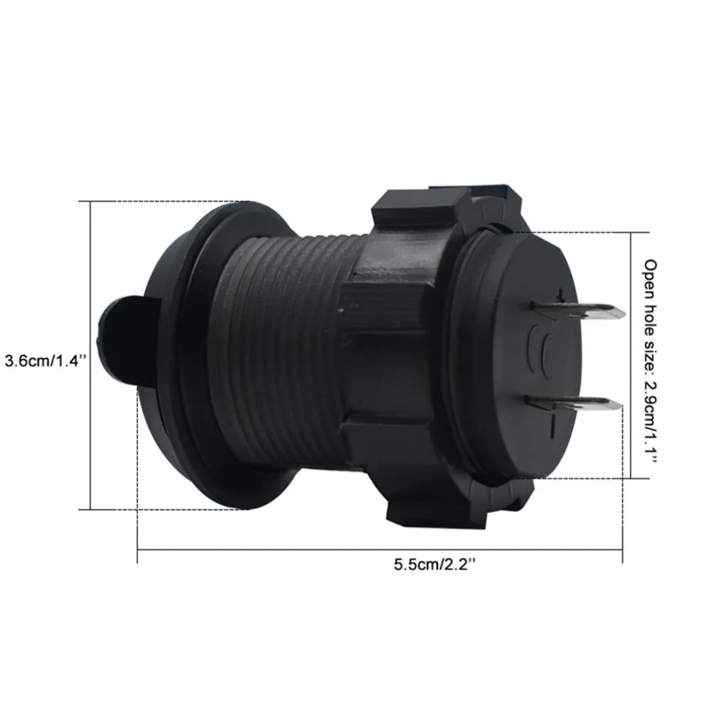 2 USB Автомобильное зарядное устройство для мотоцикла авто, грузовик, лодка светодиодный автомобиль 4.2A двойной USB разъем 12-24 В Авто usb зарядное устройство адаптер питания