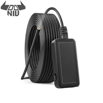 

DANIU F220 5.5mm 5 Million Pixels WIFI Borescope Hard Wire Support IOS Android with 6 Adjustable LEDS Tool