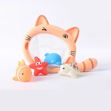 Рыболовная сеть для малышей, Детская рыба, спасение, весло для рыбалки, костюм, игрушки для малышей, для купания, для душа, для котенка