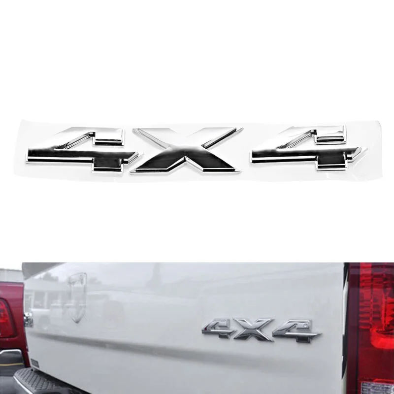 1 комплект 4X4 эмблема хромированная задняя дверь 55277438AA OEM Mopar Замена для Dodge Ram