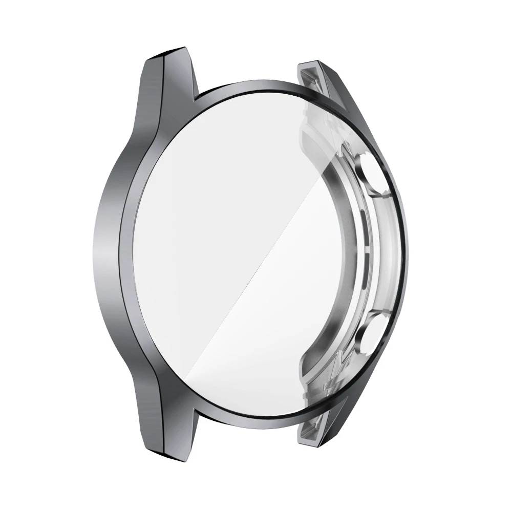 Gray Защитная крышка для huawei Watch GT 2 46 мм чехол GT2 Мягкий ТПУ устойчивый к царапинам корпус легкий тонкий бампер аксессуары - Цвет: Gray