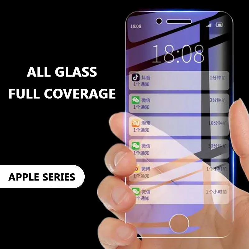 

Tempered 9H explosion-proof glass for iphone 5 6 7 6s 8 plus XS max XR glass iphone 7 8 x screen protection glass iphone 7 6S 8