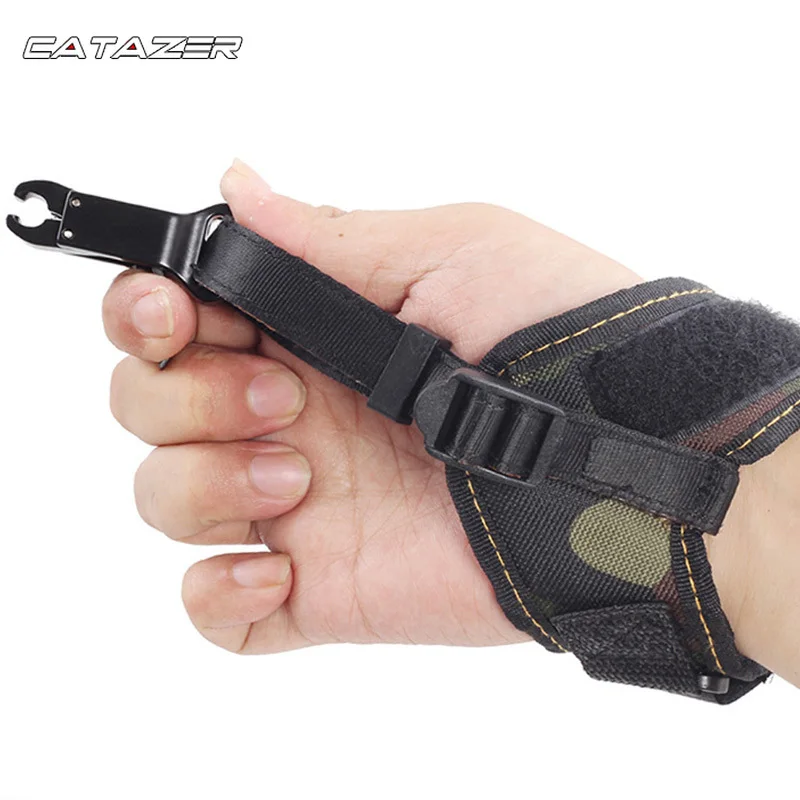 

1 шт. комбинированный распределитель лука и стрелы, камуфляжный зажим для браслета, Мягкий ремень, регулируемая длина браслета