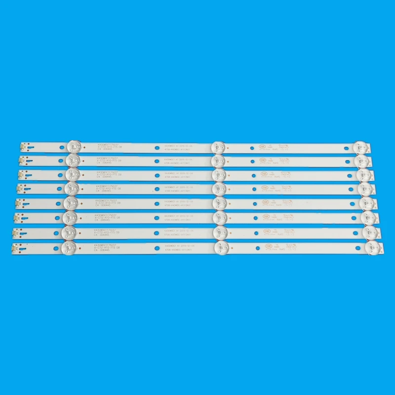 8pcs 4led 43 inch 6v tv led backlight ligh k430wdc1 4708 k43wdc a1113n11 for tcl le43e6850 l43e6800 y43g1b 43pff3012 43pff5012 8 шт./лот светодиодные ленты для подсветки LE43M3570/60 LE43M3579 светодиодные панели 4708-K43WDC-A1113N11 43HFF5952/T3 K430WDC1 A1