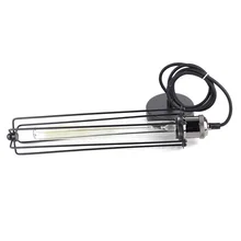 Американский Стиль Деревенский металлический подвесной кронштейн Эдисона лампа старинное украшение держатель лампы с длинной люстра «клетка для птиц» мета