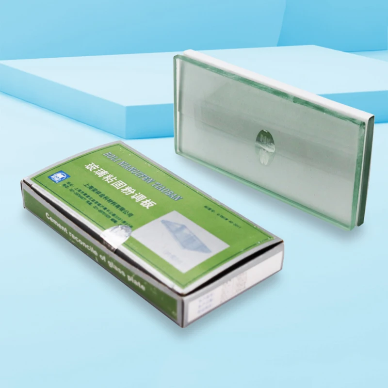 

4 шт. стоматологический цементный порошковый смеситель, стеклянная смесительная доска, гладкая поверхность, поверхность, шлифование краев, устойчивый к высоким температурам материал