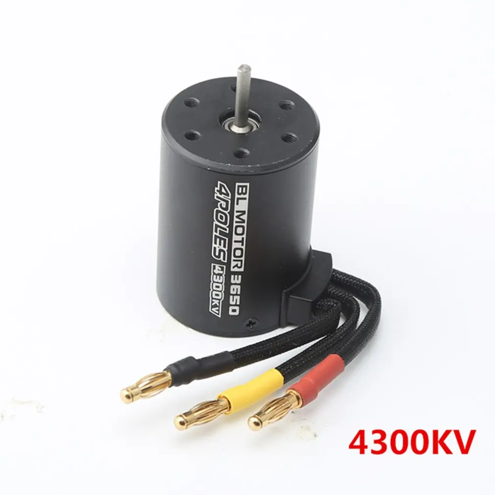 

3650 3100kv 3900kv 4300kv Brushle Motor Upgrade Sensorless 60a Esc Combo For 1:8 1:10 Rc Car Boat Part-3100kv