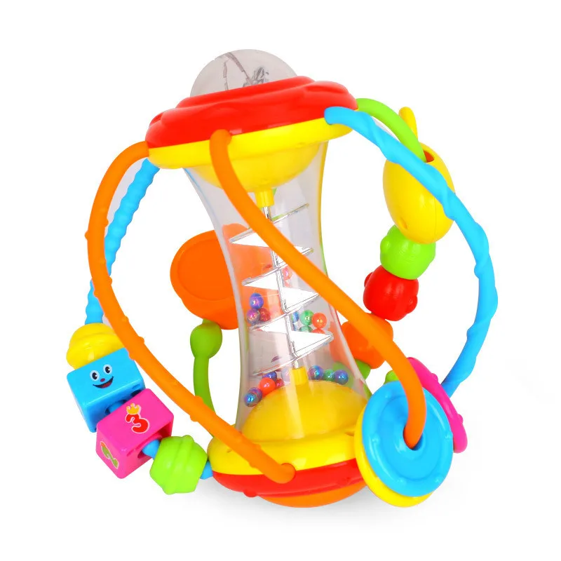 Baby Rattle Ball Rattle Educational Toy Children'S Fun Turn Ball Baby Catching Ball Puzzle Baby Toy Baby Sports Crawling Toy S
