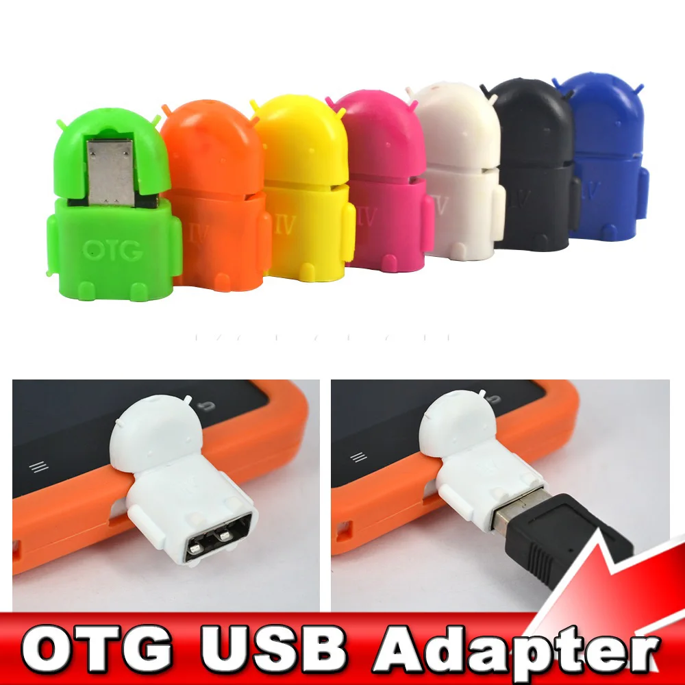 Bundwin Android в форме робота Micro USB к OTG адаптер кабель для смартфона Galaxy S3 S4
