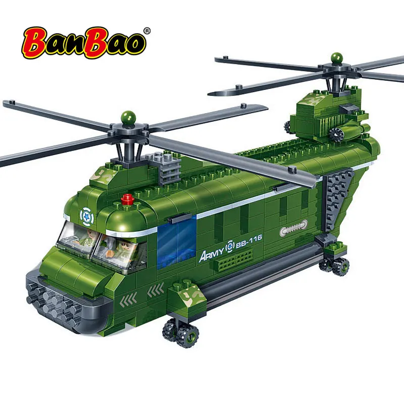 Военный военный автомобиль БанБао интервентные ракетные блоки Обучающие