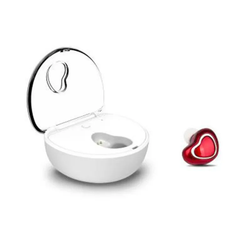 Mini Invisible Headset X7 TWS Earphone Ultra Small Wireless Charging with Charging Bin Single Blue tooth Headset for iphone