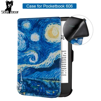 

TPU Case For Pocketbook 606 Smart Stand Cover for 2020 New Pocketbook E-reader 6" Funda Case Protective Cover Skin