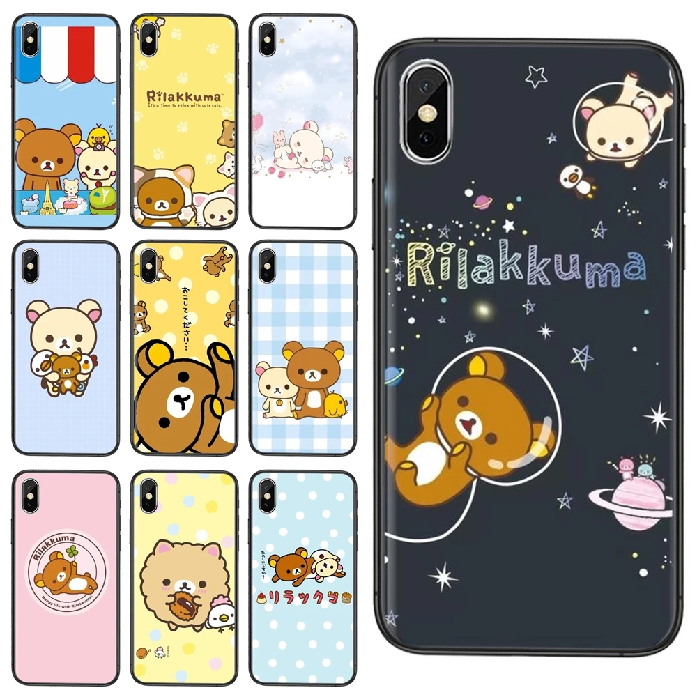 Free Id Rilakkuma Cat Wallpaper For Phone iPhone 11 12 Pro Mini 5 5S SE 5C 6 6S 7 8 X 10 XR XS Plus Max Accessories Pouches | Мобильные