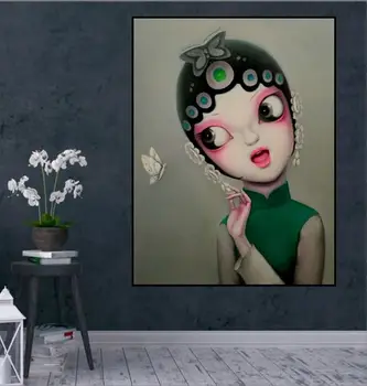 

Chinese style famous artist Yongshen Xie modern art hand painted oil painting on canvas good for home garden decoration