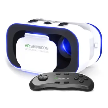 

Virtual Reality Mini Glasses 3D Glasses with controller Virtual Reality Glasses Headset For Google cardboard Smart supply