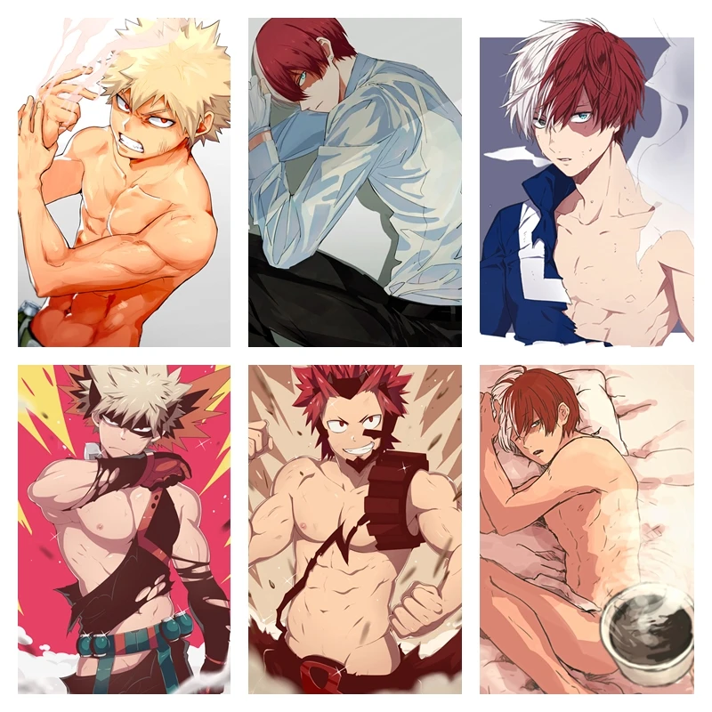 

DIY Diamond Painting Cross Stitch Full Round Drill Japanese Anime Picture 5D Mosaic My Hero Academia Handmade Wall Art Home Deco