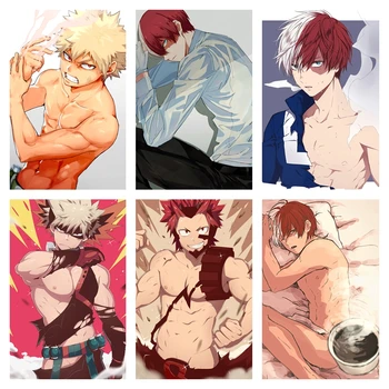 

DIY Diamond Painting Cross Stitch Full Round Drill Japanese Anime Picture 5D Mosaic My Hero Academia Handmade Wall Art Home Deco