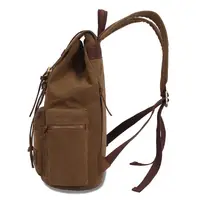 vintage canvas Backpacks Men And Women Bags Travel Students Casual For Hiking Travel Camping Backpack Mochila Masculina 5