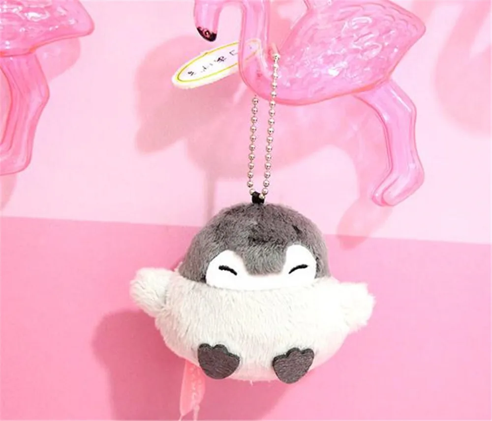 Плюшевый брелок для девочек с положительной энергией в виде пингвина сумки пар