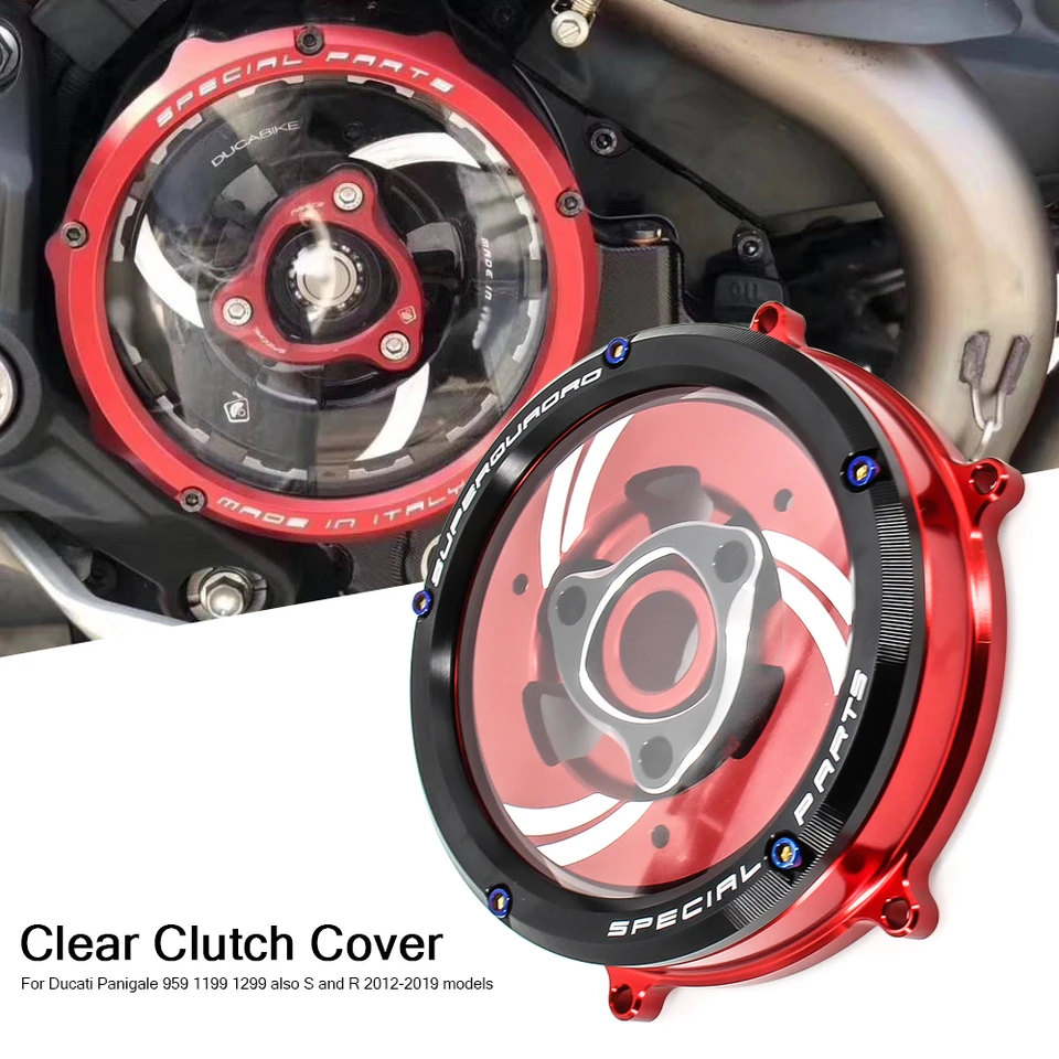 ドゥカティ パニガーレ959/1199/1299クリアクラッチカバー
