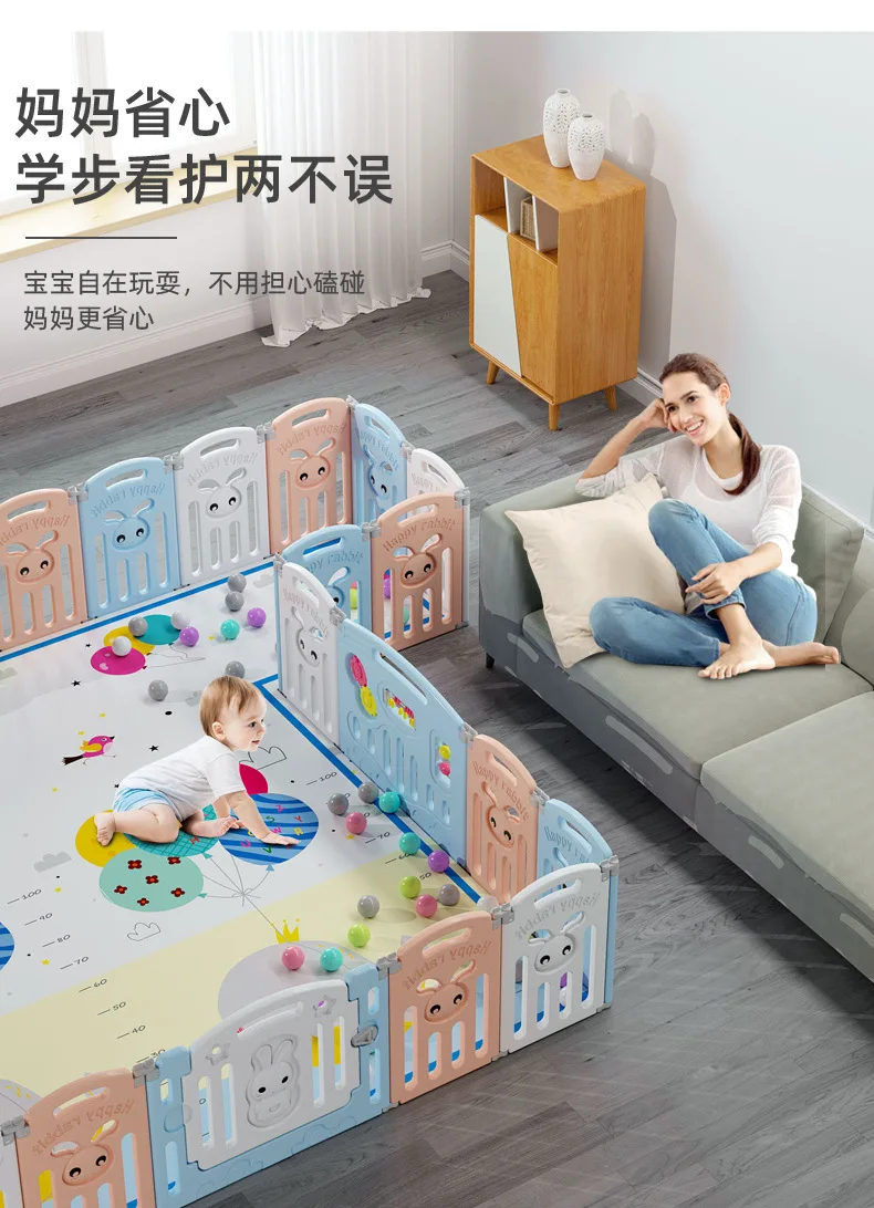 Cerca do Bebê Corrimão de Segurança Dobrável Indoor Playground Park Crianças Bebês Playpen Jogo Rastejando Esgrima Jogar Quintal 3 High Quality Mamãe e Bebê