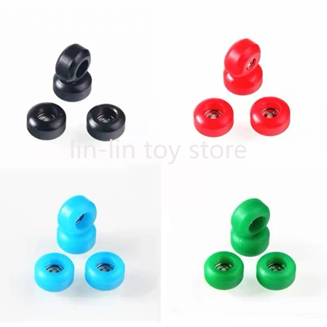 New Arrivals  4Pcs/Set Professional PU+Metal Urethane CNC Bearing Wheel For Wooden Fingerboard High Quality Wheels 3
