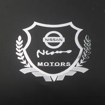 

2Pcs Excellent 3D metal car sticker Emblem Badge case For Nissan Nismo Tiida Teana Skyline Juke X-Trail Almera Car Styling