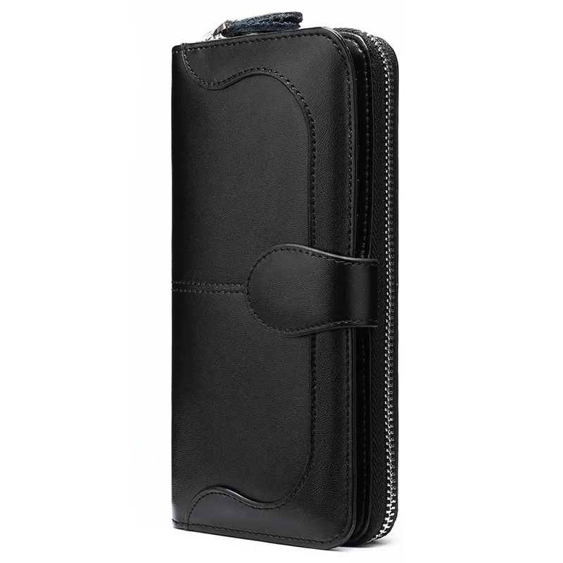 8855black WESTAL женский кошелек, кошелек из натуральной кожи, кошелек для женщин, женский клатч, кожаные женские кошельки, сумка для телефона/денег carteira - Цвет: 8855black