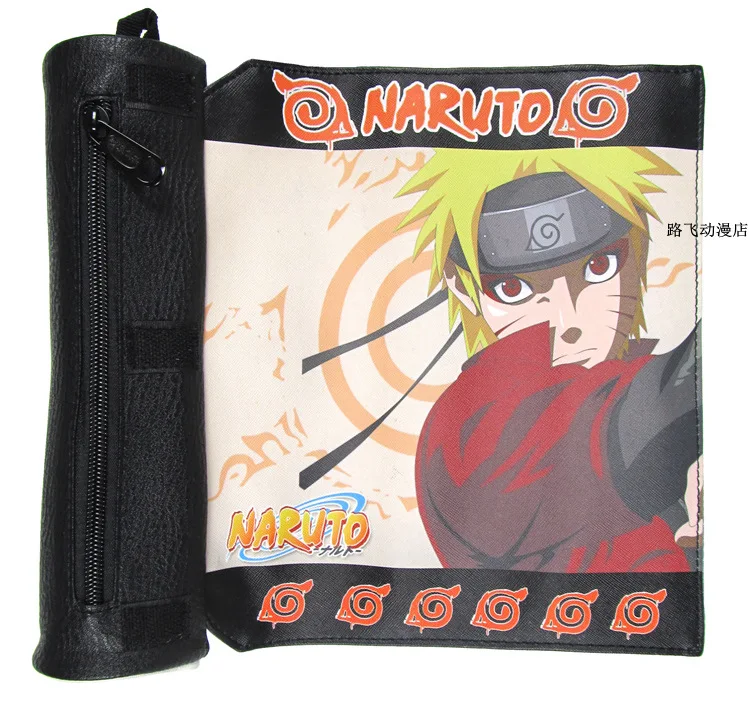 Чехол для карандашей с катушкой для учеников средней школы, простой персонализированный и креативный Наруто, для мужчин и женщин, для молодых студентов, мальчиков, канцелярские принадлежности, Penci