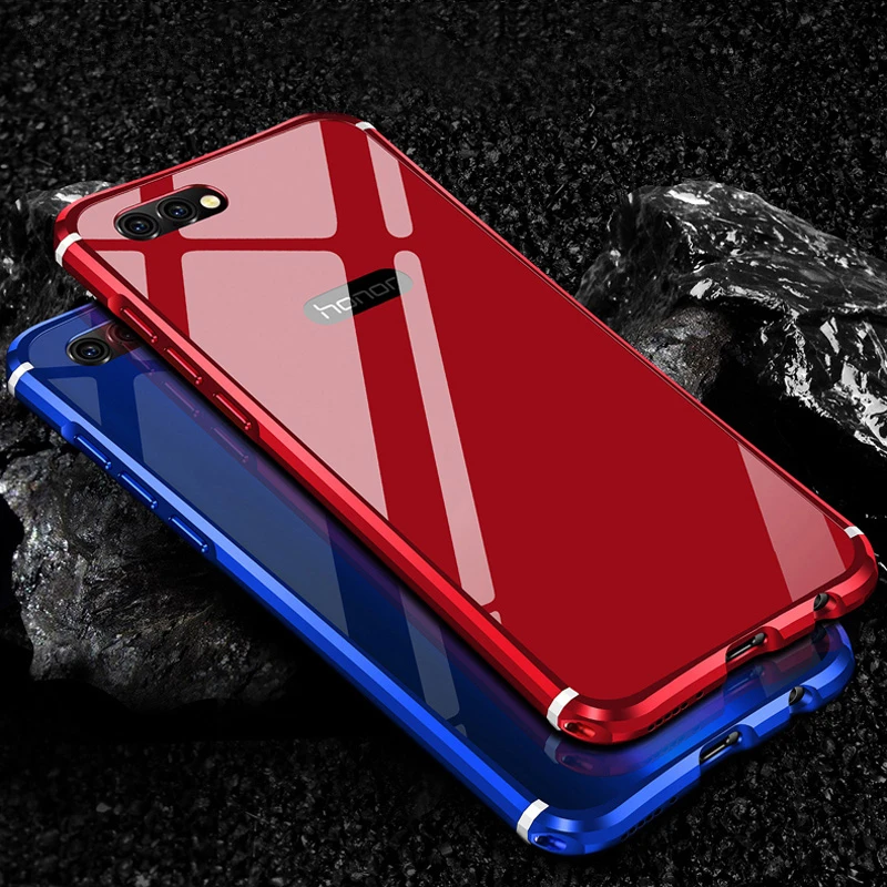 Новый чехол для Huawei Honor 9 двухцветный Алюминиевый Чехол бампер Роскошный