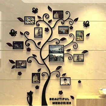 

DIY Family Photo Frame Tree Wall Sticker Mural Art Home Decor Living Room Bedroom Wall Decals Poster Home Decoration Wallpaper