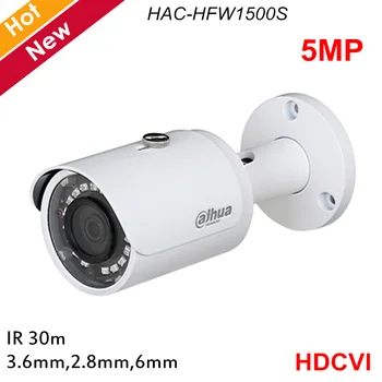

Dahua HDCVI Security camera 5MP 18pcs IR LEDs Day Night vision 3.6mm Fixed lens 2.8mm 6mm Optional Outdoor Bullet Camera
