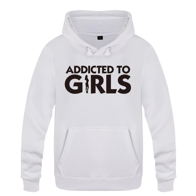 Addicted to Girls новинка, мужские толстовки,, мужские пуловеры, флисовые толстовки с капюшоном